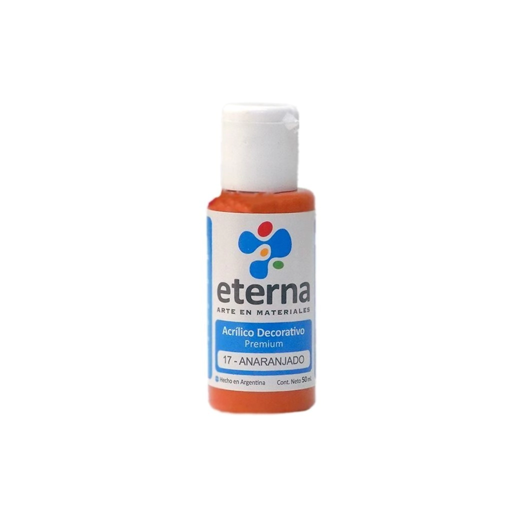 Acrilico dec. Anaranjado 50ml Eterna