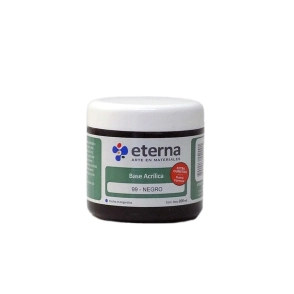 Base acrilica Negro 200ml Eterna