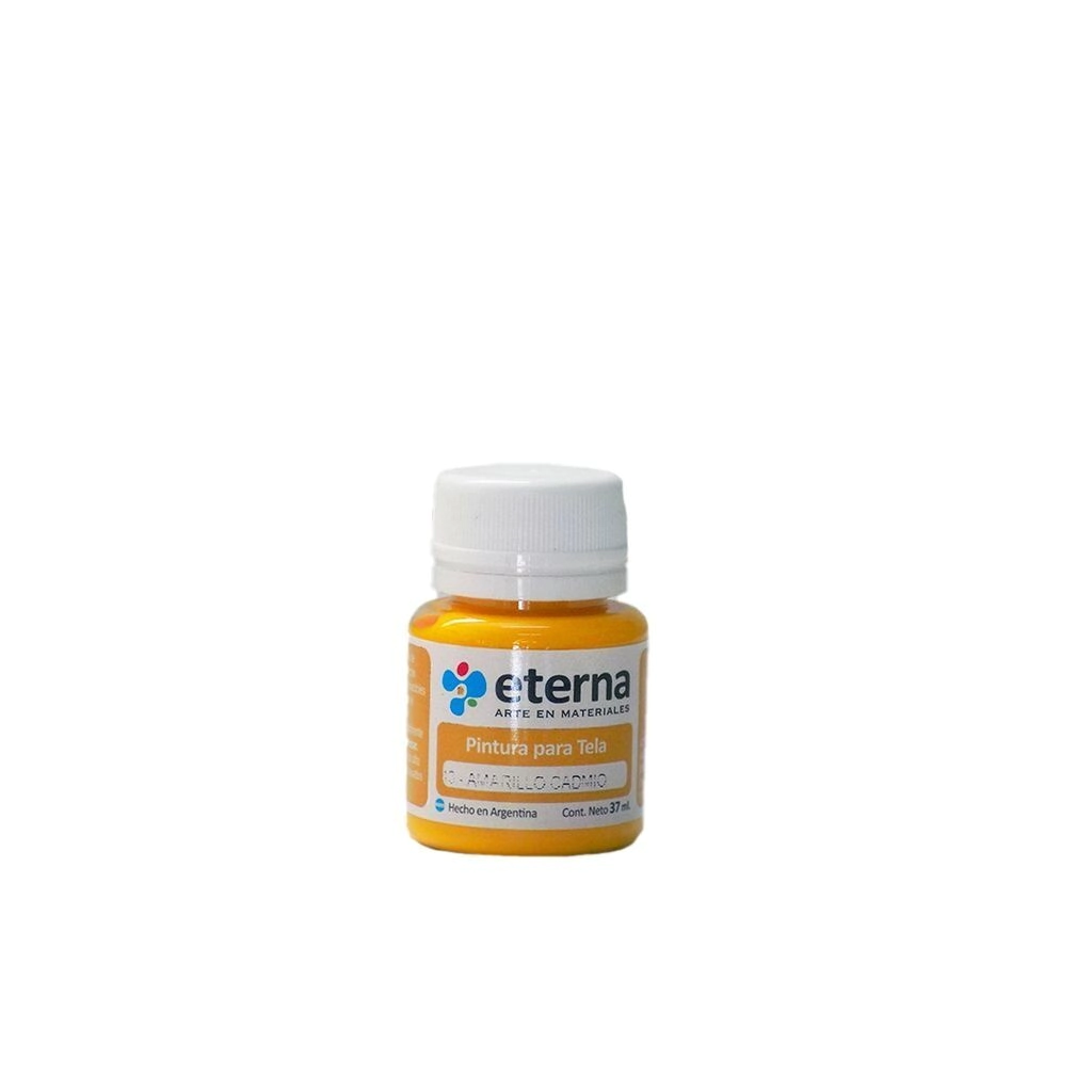Pintura tela amarillo cadmio 37 ml Eterna