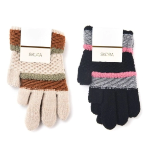 Guante Teen sin 2 dedos Rayado