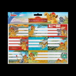 Etiqueta Sobre x9 unid Lion Guard
