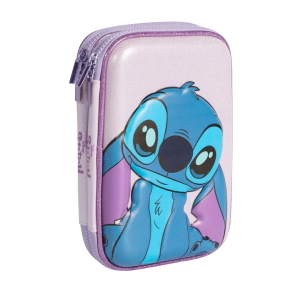 Cartuchera Doble EVA Stitch Mooving