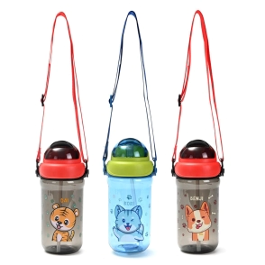 Botella infantil con cuerda y pico 400 ml