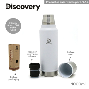 Termo Discovery Blanco 1000ml