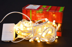 LUCES LED BLANCA CALIDA X100