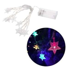 LUZ ESTRELLA 10CM X2M LED MULTICOLOR