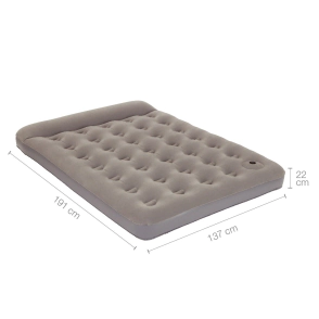 COLCHON COLEMAN GO DOBLE C/INFLADOR PIE 191X137X22A