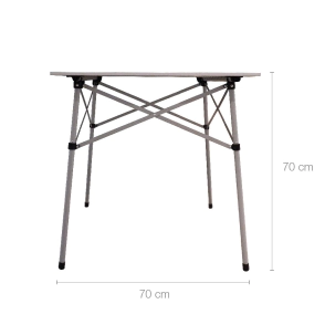 MESA PLEGABLE COLEMAN ACERO ALUMINIO 2/PER B/TRANS