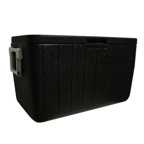 CONSERVADORA COLEMAN BEACH 48QT NEGRO C/ TAPA NEGRA