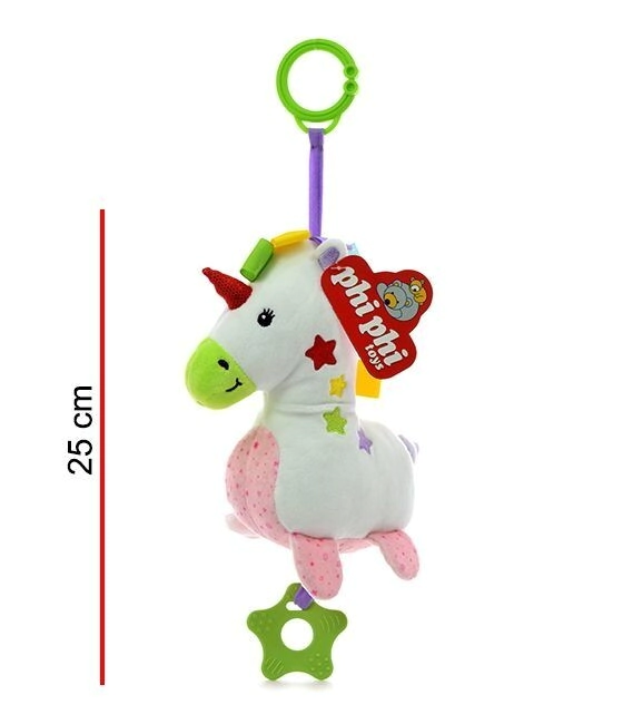 CUNERO MUSICAL UNICORNIO 25CM Phi Phi Toys