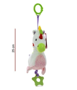 CUNERO MUSICAL UNICORNIO 25CM Phi Phi Toys