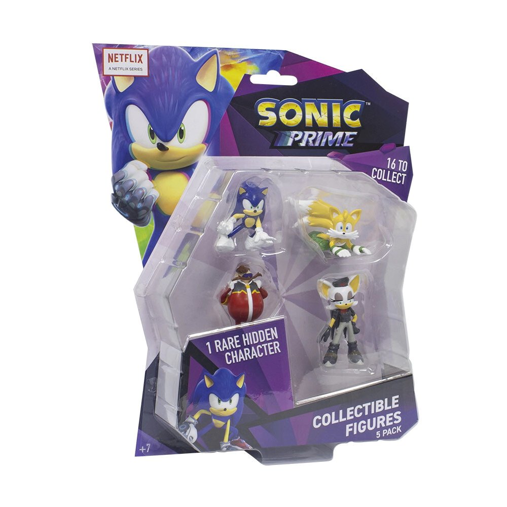 Sonic-Figuras coleccionables de Sonic  6,5cm