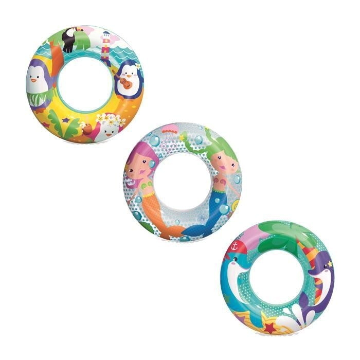INFLABLE SALVAVIDAS AVENTURAS DEL MAR CHICO 51 CM (B/3) BESTWAY (4901)