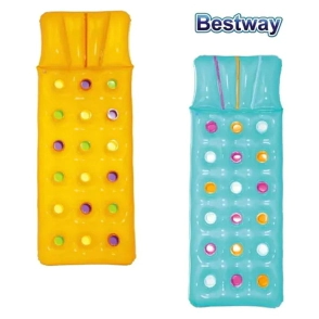 COLCHONETA INFLABLE APOYA VASO SURTIDO 188 X 71CM (B/12) BESTWAY (1628)