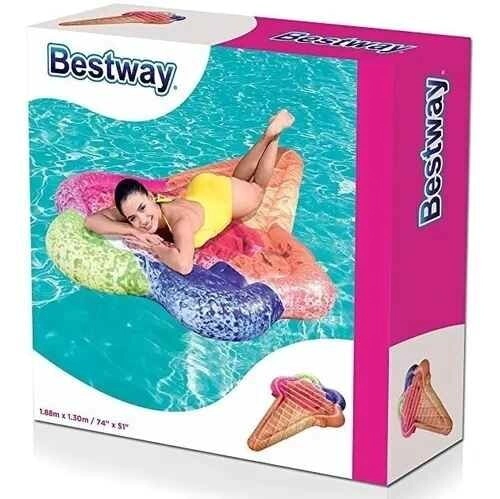COLCHONETA TERCIOPELADA COMFORT PLUSH 198 X 74 CM (B/8) BESTWAY (7192)