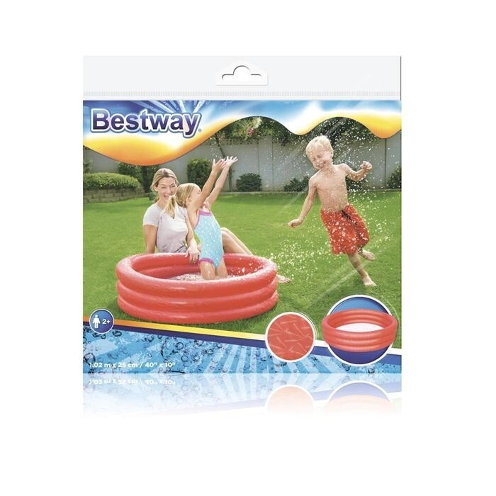 PILETA 3 AROS CHICA SURTIDO 102 X 25 CM  (B/12) BESTWAY (3924)