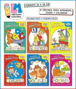 LIBRO PARA COLOREAR SURTIDO LM