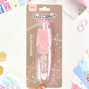 CINTA ADHESIVA DOBLE FAZ  5mm  3mts RETRACTIL