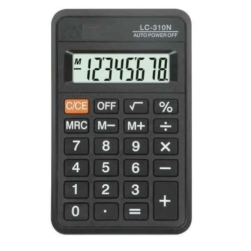 MoTEX CALCULADORA BOLSILLO LC-310N-8Ddig