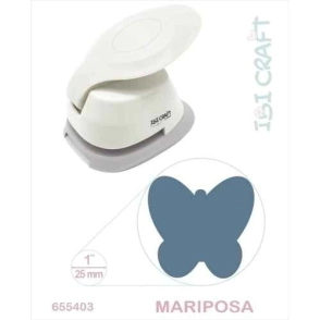 PERFORADORA ARTISTICA P/GOMA EVA 25mm 1¨ MARIPOSA