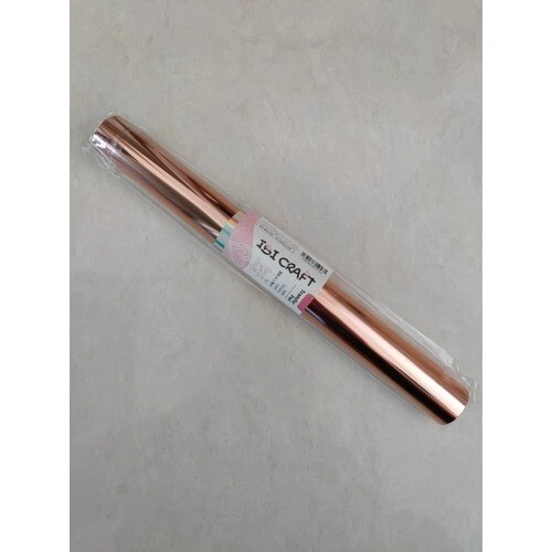FOIL REACTIVO TONER 0.32 * 5 Mts ORO ROSA