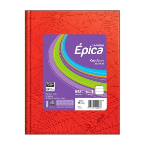 Cuaderno Epica N1 Rojo Araña 48Hj Ray.