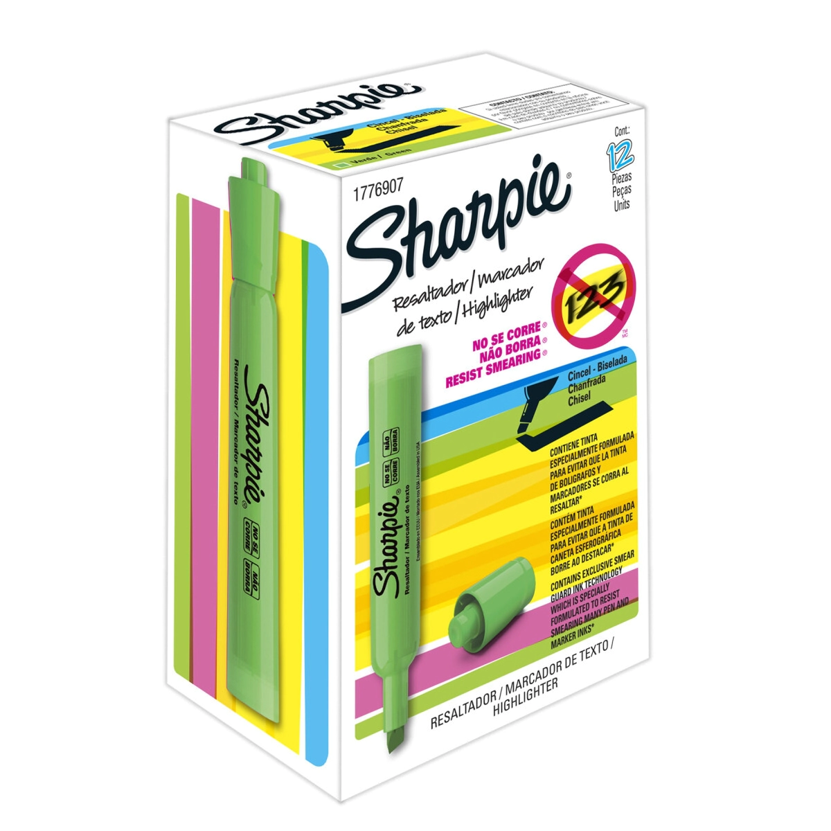 Resaltador Sharpie Tank Verde