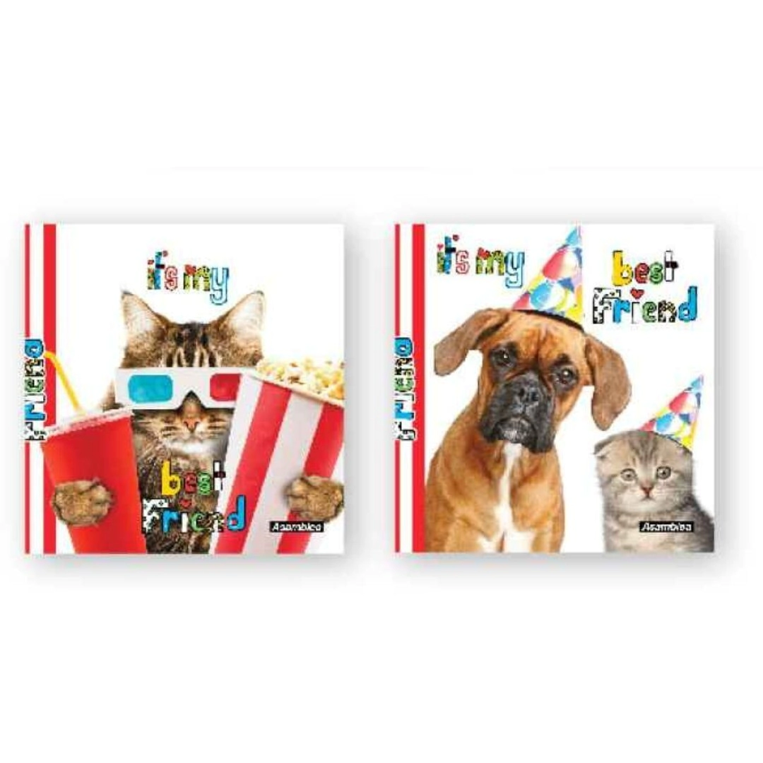 CARPETA CARTONE 3 ANILLAS PETS CINEMA