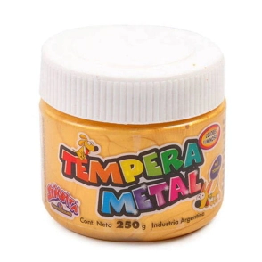 POTE TEMPERA SEÑORITA X250 GRS DORADO