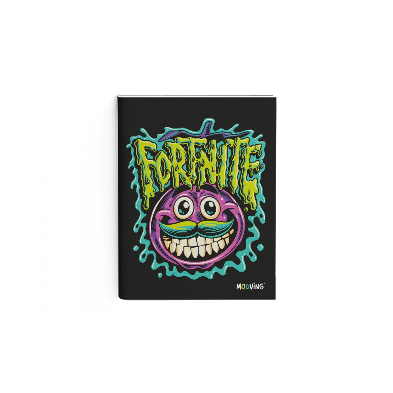 Cuaderno 16x21 T/F Abrochado 48 hjs. Fortnite Mooving