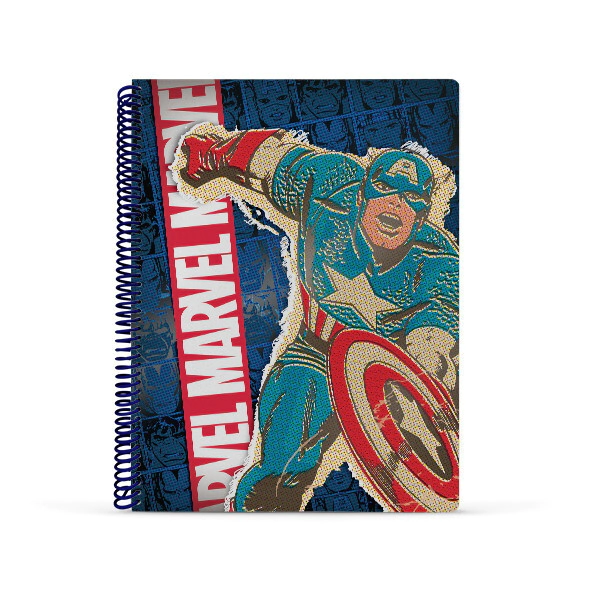 Cuaderno Universitario Rayado Marvel Mooving