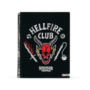 Cuaderno Universitario Rayado Stranger Things Mooving