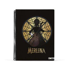 Cuaderno Universitario Rayado Merlina Mooving