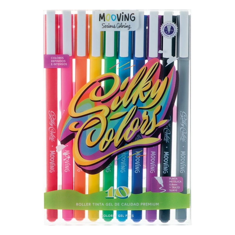 Coloring- Roller Tinta Gel x 10 Mooving