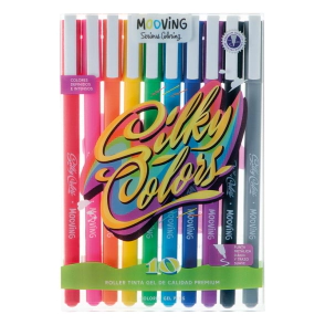 Coloring- Roller Tinta Gel x 10 Mooving