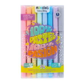 Coloring- Marcadores Color Pastel x 8 Mooving