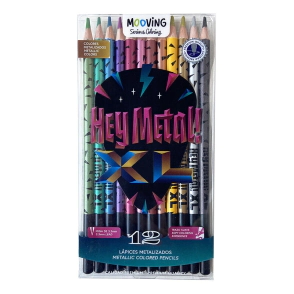 Coloring- Lapices Metalizados x 12 Mooving
