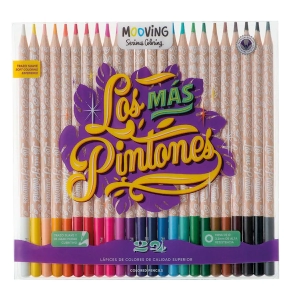 Coloring- Lapices de colores x 24 Mooving