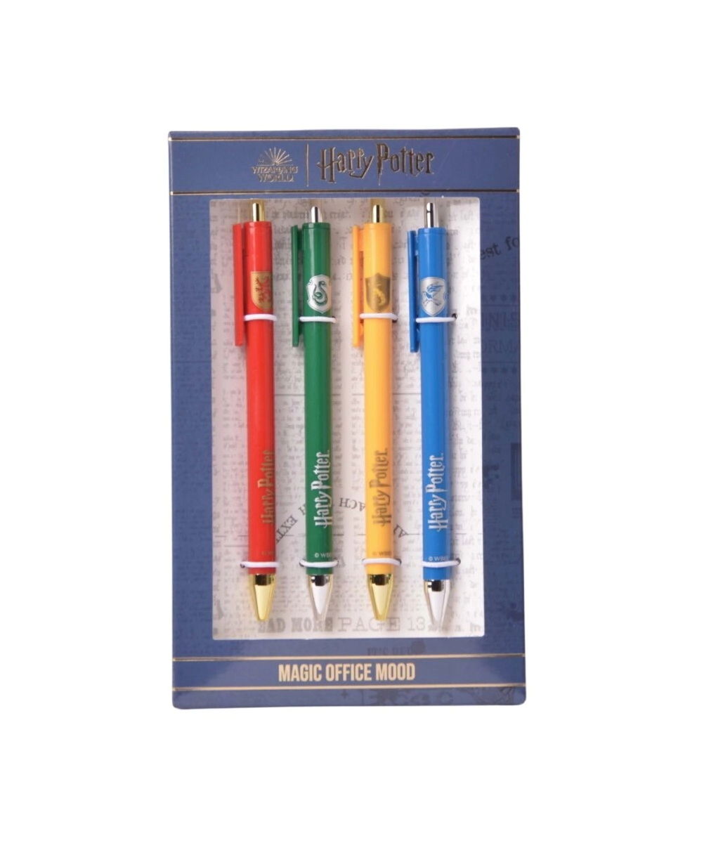 MAW Harry Potter - Set de boligrafos x 4 Mooving