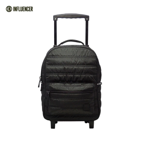MOCHILA C/CARRO INFLUENCER NEGRA