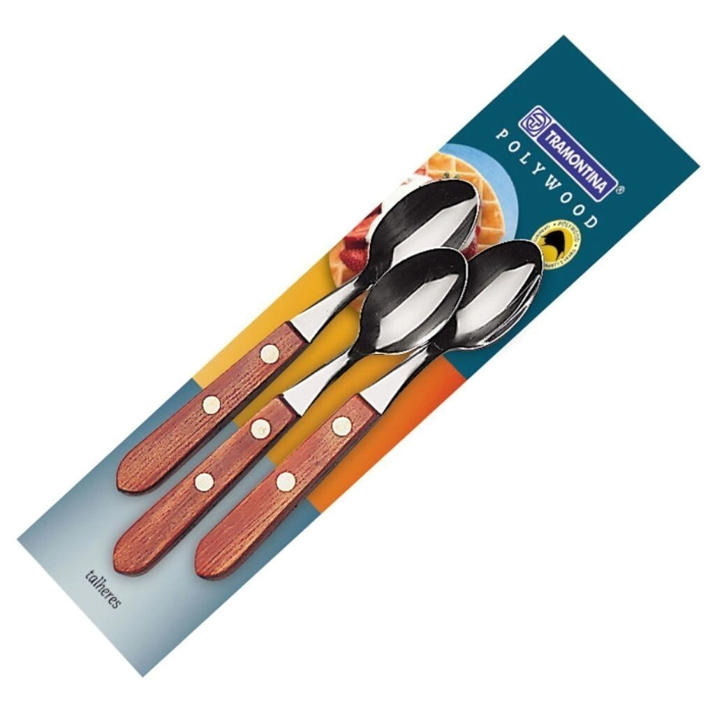 Cucharita Te x3 Polywood Tramontina