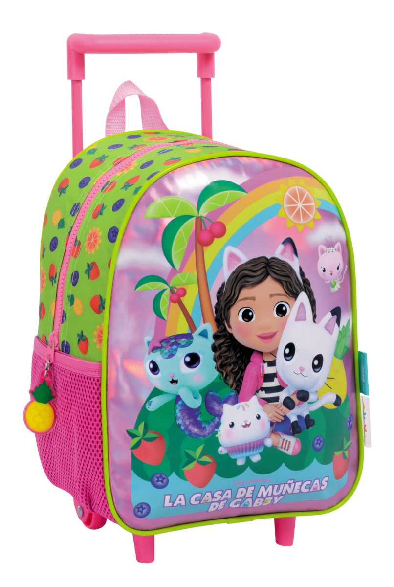 MOCHILA GABBY DOLLHOUSE 12" CARRO RAIMBOW