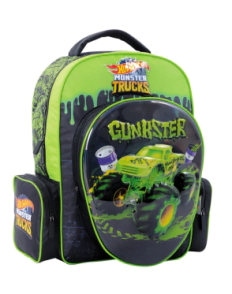 Hot Wheels Mochila 17" Espalda Green