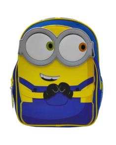 MOCHILA CARRO MINNIONS 12"