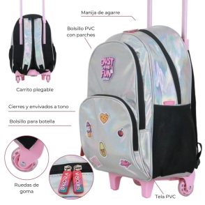 Mochila carro Think Happy Shine hologramaSkora