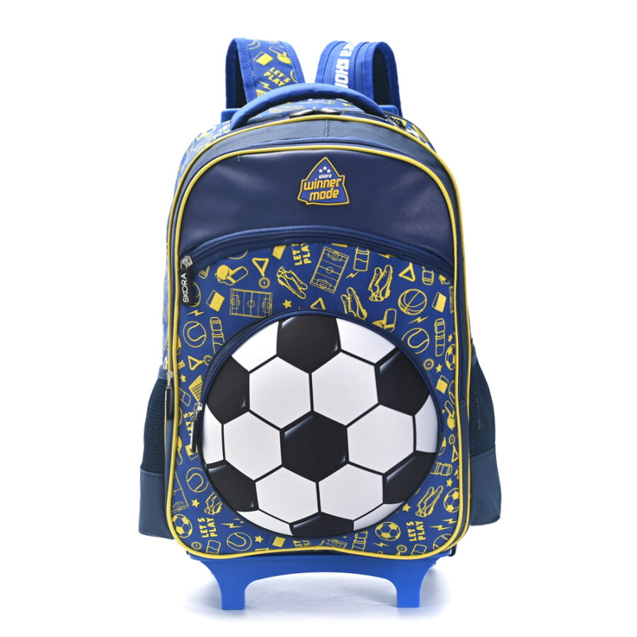 Mochila carro Lets Play Sports blue pelota termofor 32x45 Skora