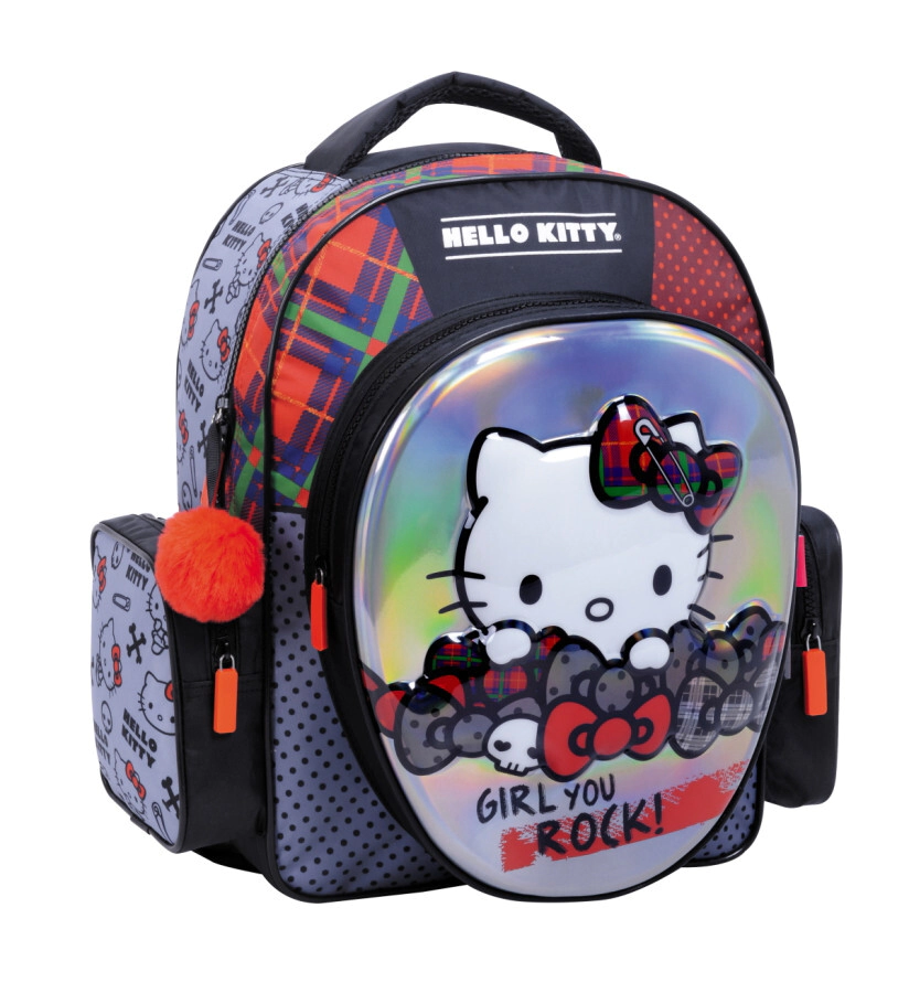 Mochila Hello Kitty 14" espalda Rock