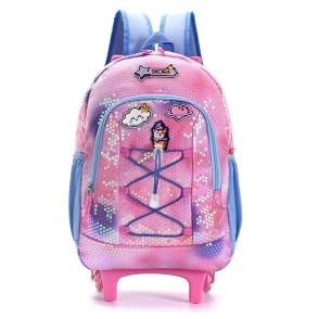 Mochila carro Think Happy Shine Lentejuelas portanotebook Skora