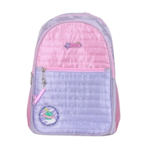 Mochila Think Happy Mellow matelasse sky full c/llavero Skora