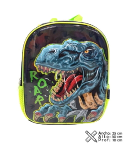 Mochila Dino T-Rex Reversible Phi Phi Bags